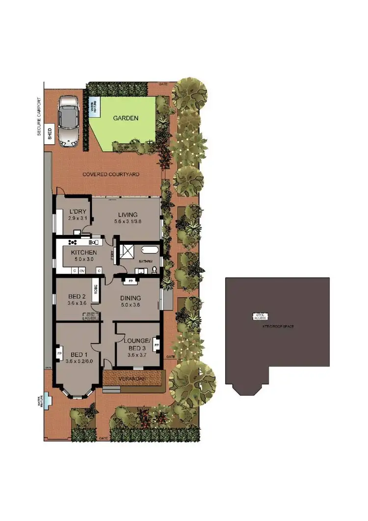 Floorplan of Homely house listing, 1 Pyrmont Street, Ashfield NSW 2131