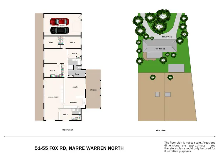 Floorplan of Homely house listing, 51-55 Fox Road, Narre Warren North VIC 3804