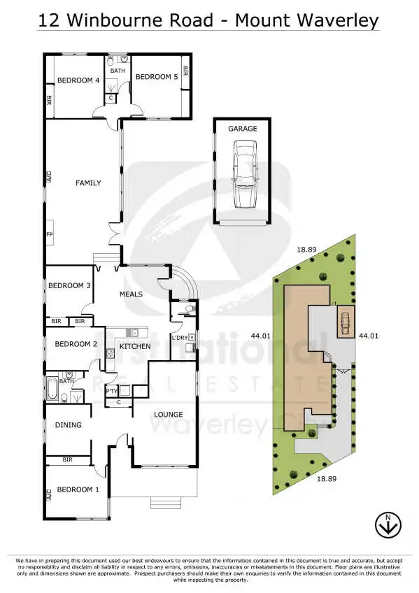 Floorplan of Homely house listing, 12 Winbourne Road, Mount Waverley VIC 3149