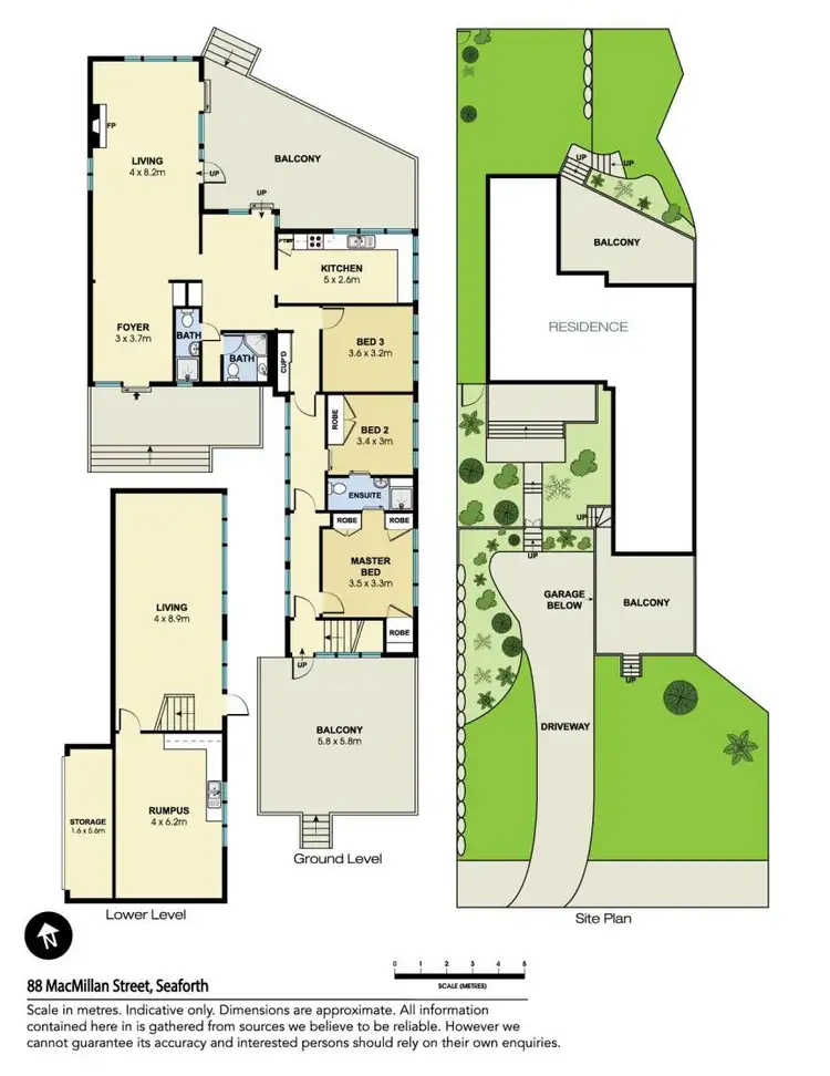 Floorplan of Homely house listing, 88 Macmillan Street, Seaforth NSW 2092