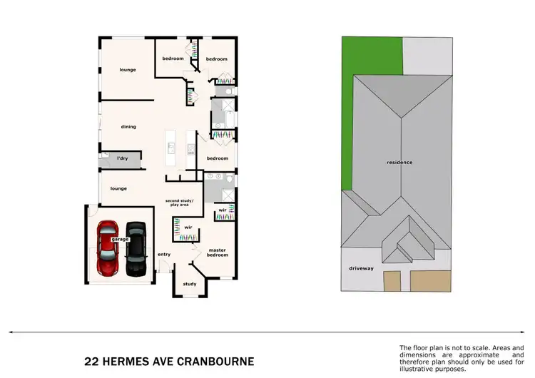 Floorplan of Homely house listing, 22 Hermes Avenue, Cranbourne West VIC 3977