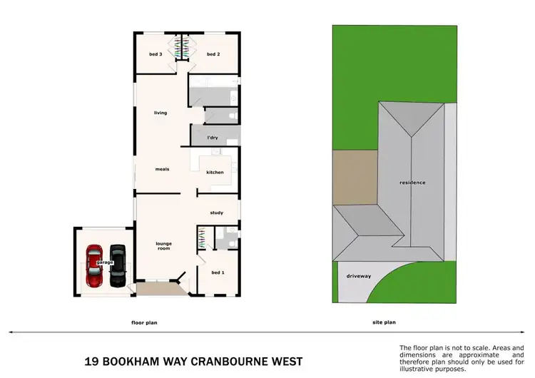 Floorplan of Homely house listing, 19 Bookham Way, Cranbourne West VIC 3977