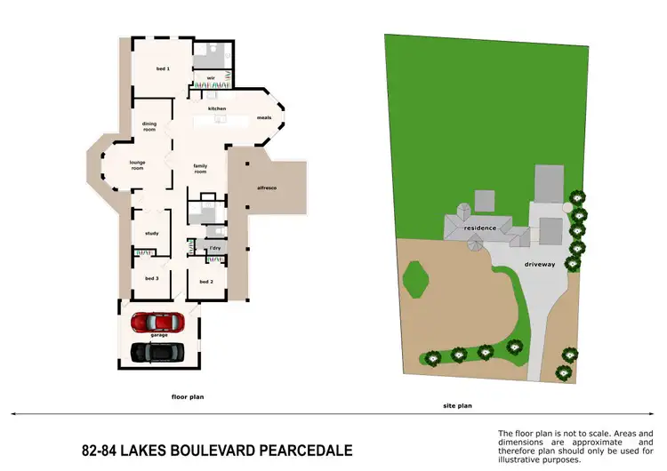 Floorplan of Homely rural property listing, 82-84 Lakes Boulevard, Pearcedale VIC 3912