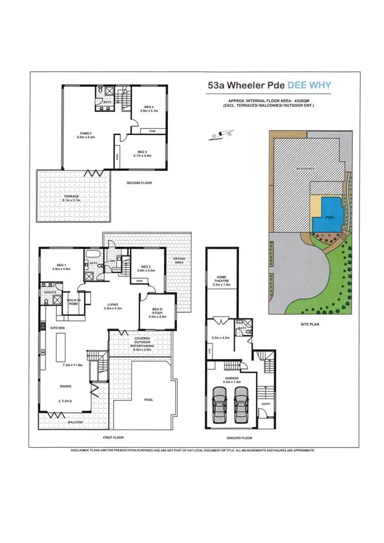 Floorplan of Homely house listing, 53a Wheeler Parade, Dee Why NSW 2099