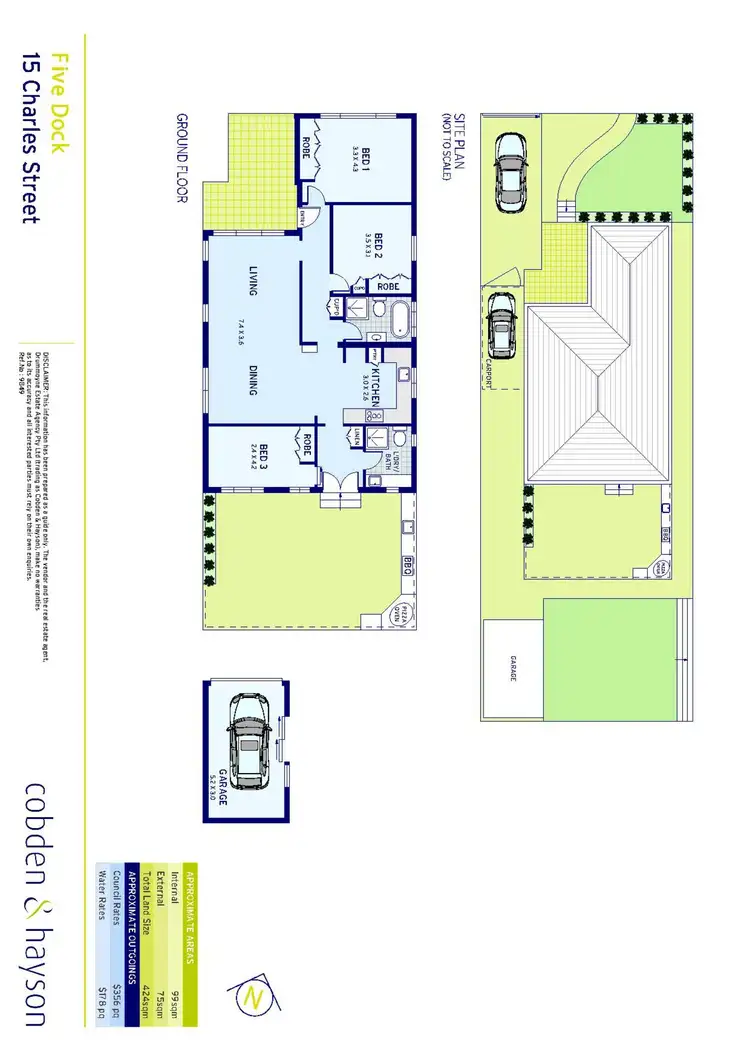 Floorplan of Homely house listing, 15 Charles Street, Five Dock NSW 2046