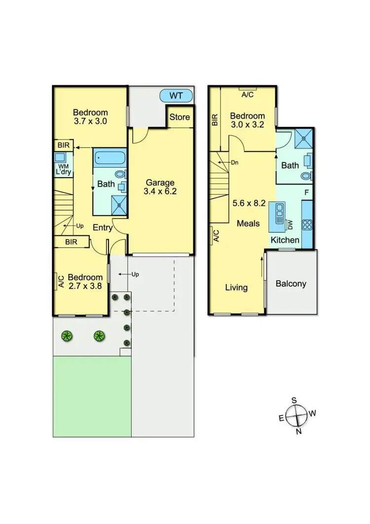 Floorplan of Homely house listing, 166 Flinders Street, Thornbury VIC 3071