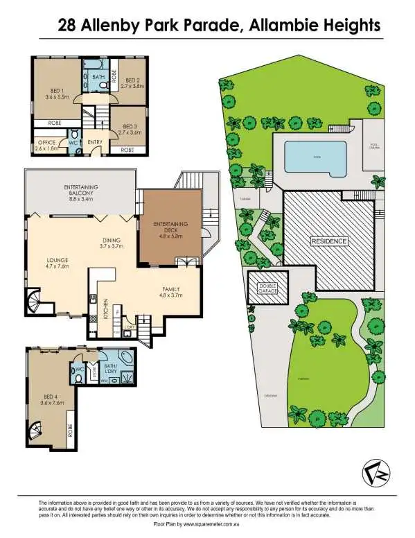 Floorplan of Homely house listing, 28 Allenby Park Parade, Allambie Heights NSW 2100