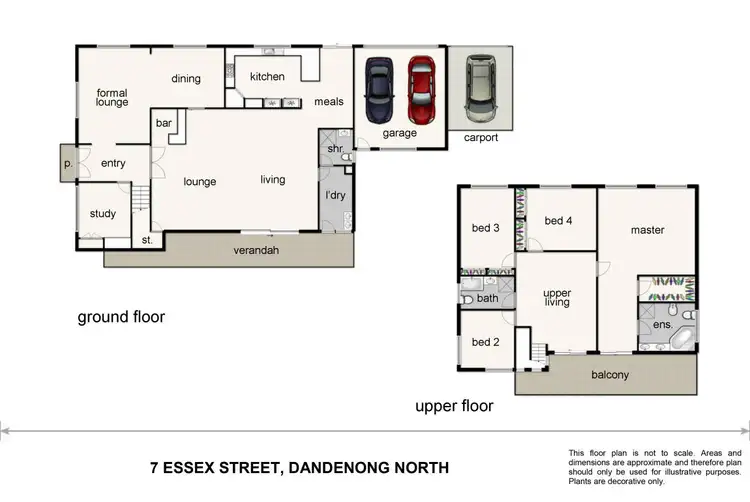 Floorplan of Homely house listing, 7 Essex Street, Dandenong North VIC 3175