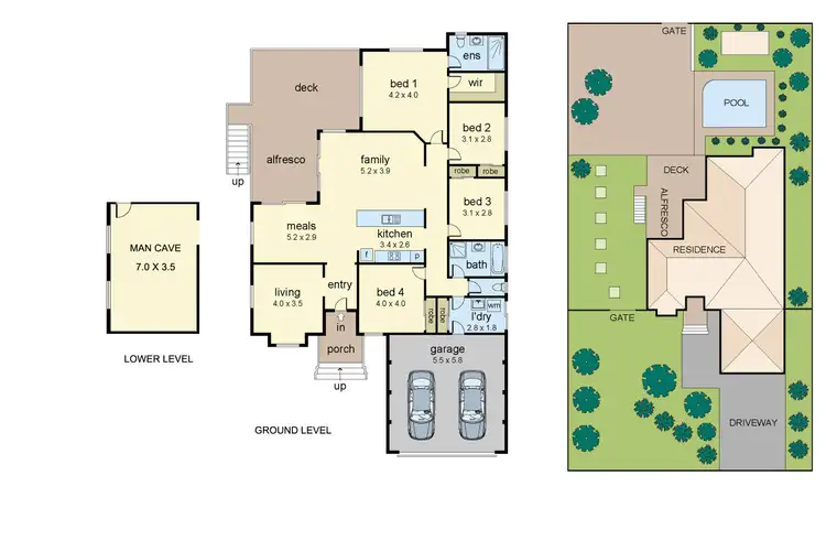 Floorplan of Homely house listing, 11 Yarrawonga Drive, Mollymook NSW 2539