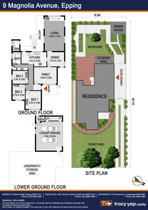 Floorplan of Homely house listing, 9 Magnolia Avenue, Epping NSW 2121