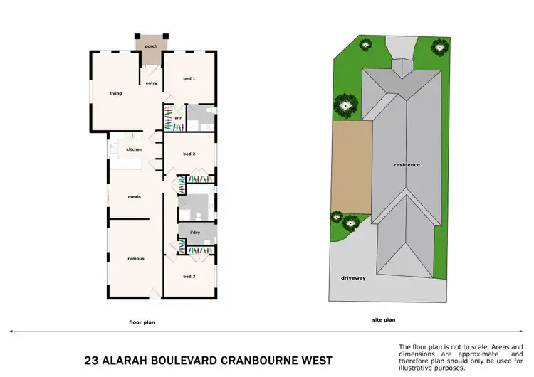 Floorplan of Homely house listing, 23 Alarah Boulevard, Cranbourne West VIC 3977