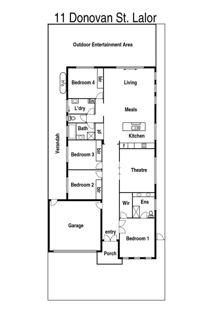 Floorplan of Homely house listing, 11 Donovan Street, Lalor VIC 3075