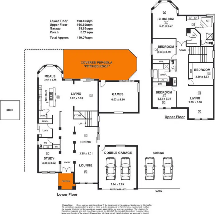 Floorplan of Homely house listing, 3 Portsmouth Parade, Gulfview Heights SA 5096