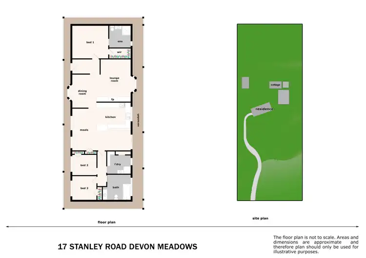 Floorplan of Homely rural property listing, 17 Stanley Road, Devon Meadows VIC 3977