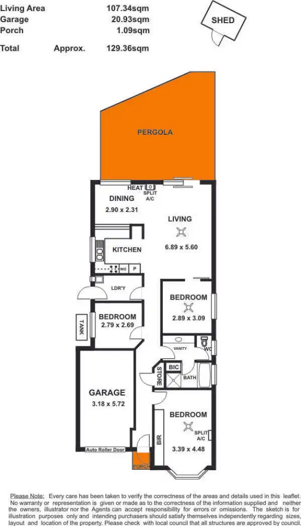 Floorplan of Homely house listing, 2/20 Blamey Avenue, Broadview SA 5083