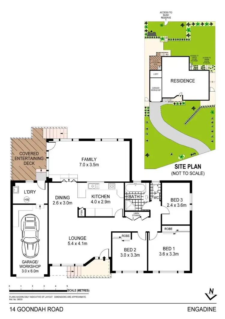 Floorplan of Homely house listing, 14 Goondah Road, Engadine NSW 2233