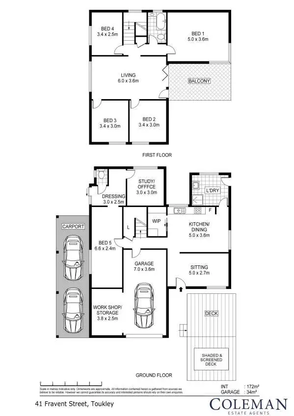 Floorplan of Homely house listing, 41 Fravent Street, Toukley NSW 2263