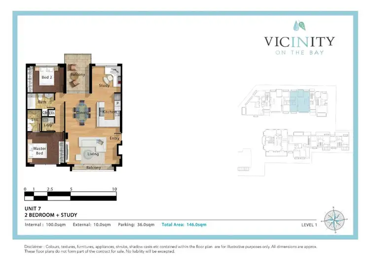 Floorplan of Homely apartment listing, 7/15-18 The Esplanade, Botany NSW 2019