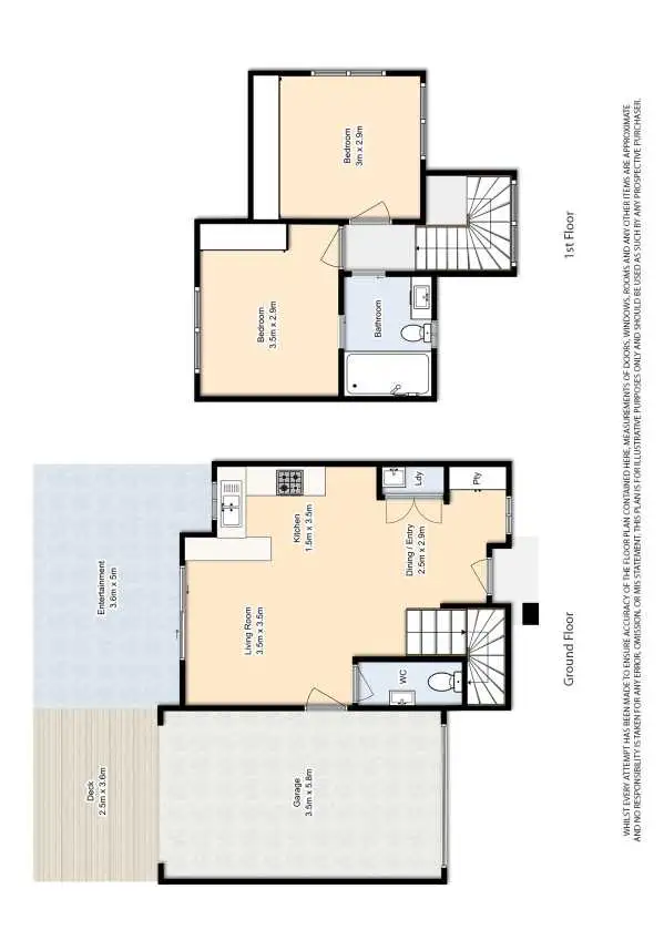Floorplan of Homely townhouse listing, 1D Harold Street, Preston VIC 3072
