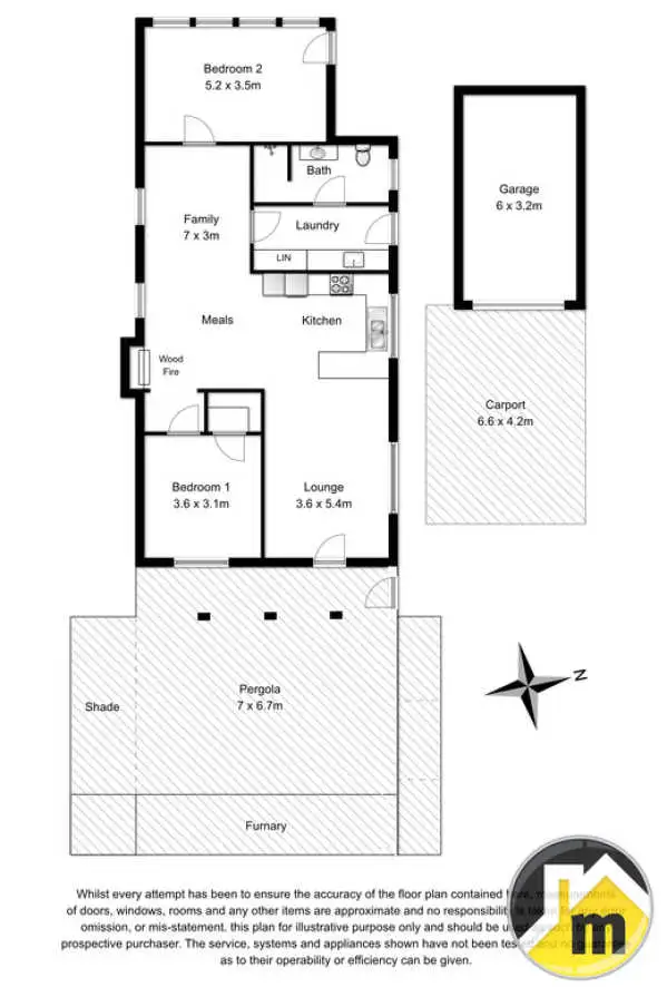 Floorplan of Homely house listing, 27 Derrington Street, Mount Gambier SA 5290