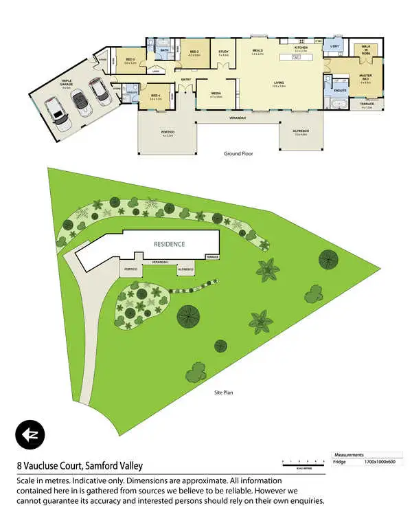 Floorplan of Homely house listing, 8 Vaucluse Court, Samford Valley QLD 4520