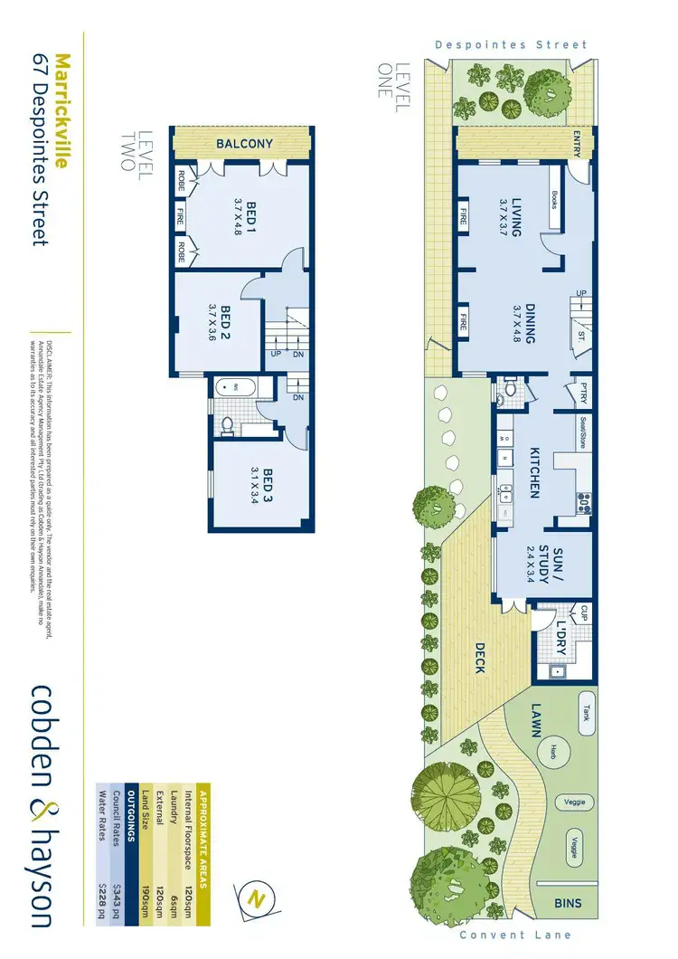 Floorplan of Homely house listing, 67 Despointes Street, Marrickville NSW 2204