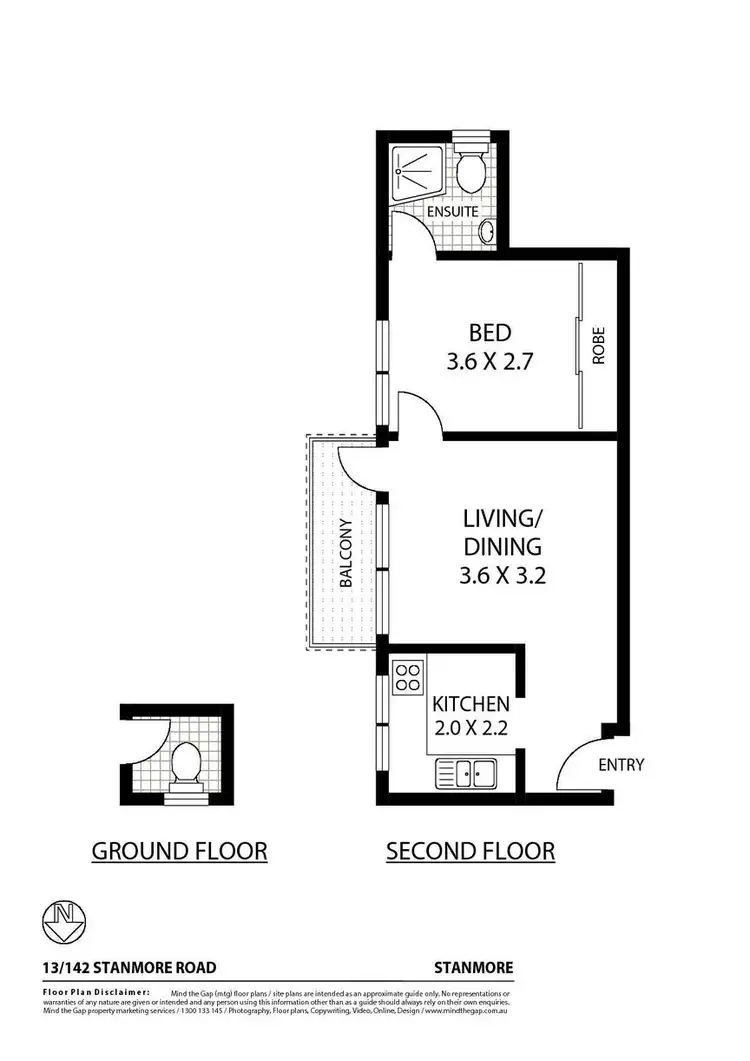 Floorplan of Homely apartment listing, 13/142 Stanmore Road, Stanmore NSW 2048