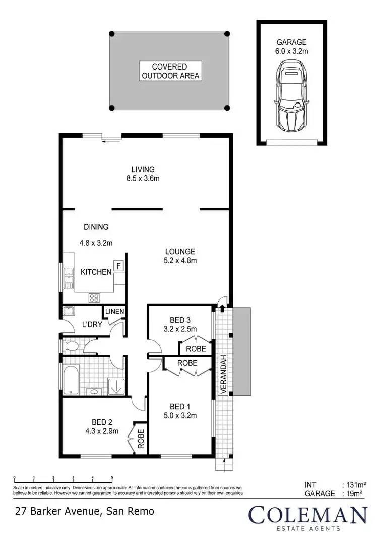 Floorplan of Homely house listing, 27 Barker Avenue, San Remo NSW 2262