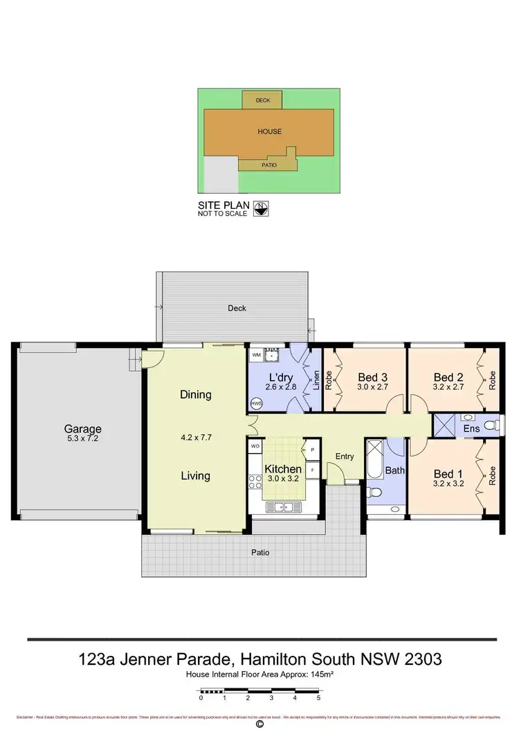 Floorplan of Homely house listing, 123A Jenner Parade, Hamilton South NSW 2303