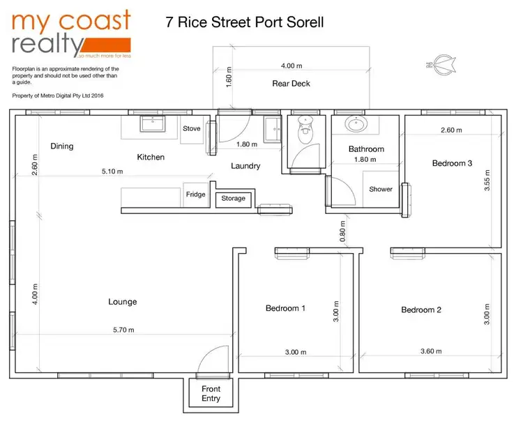 Floorplan of Homely house listing, 7 Rice Street, Port Sorell TAS 7307