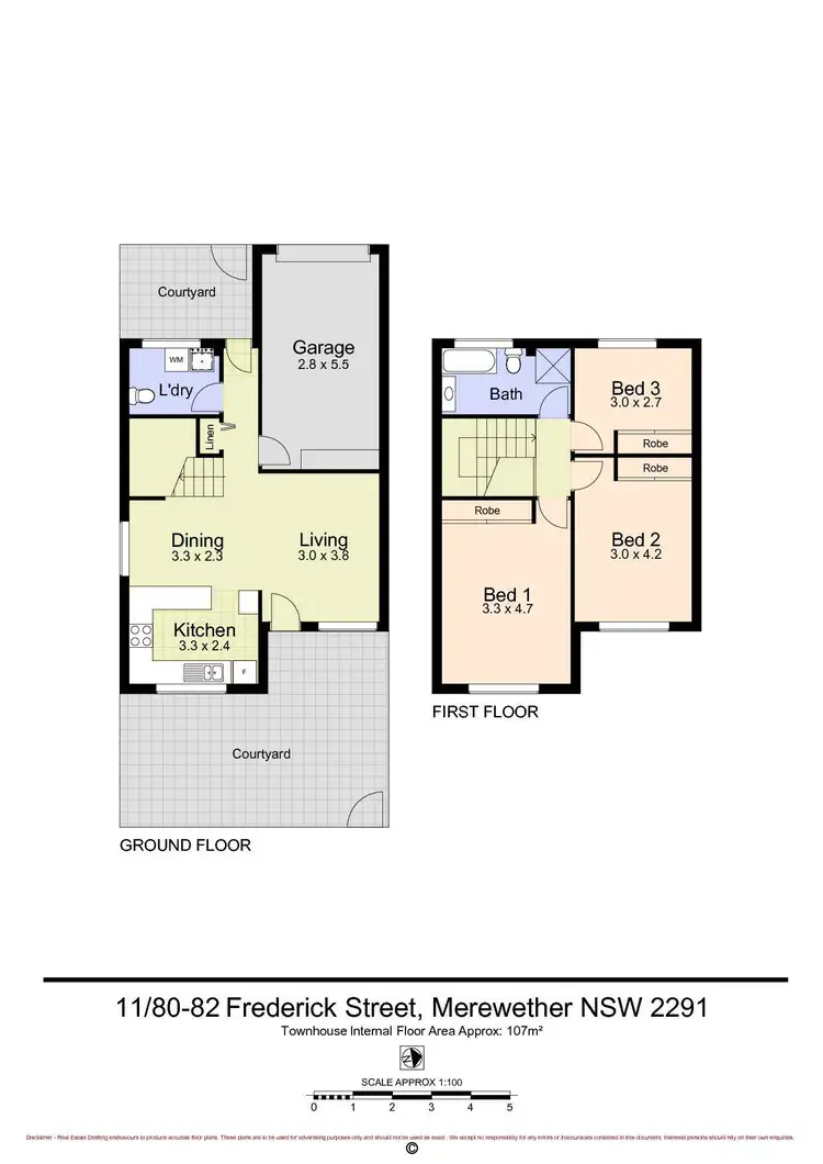 Floorplan of Homely townhouse listing, 11/82 Frederick Street, Merewether NSW 2291