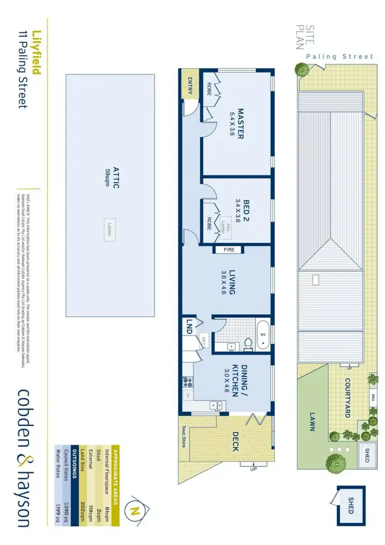 Floorplan of Homely house listing, 11 Paling Street, Lilyfield NSW 2040