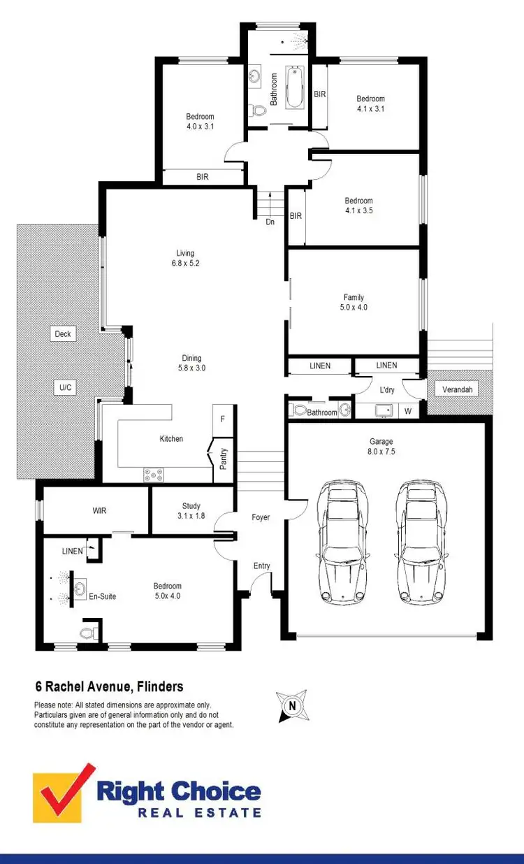 Floorplan of Homely house listing, 6 Rachel Avenue, Flinders NSW 2529