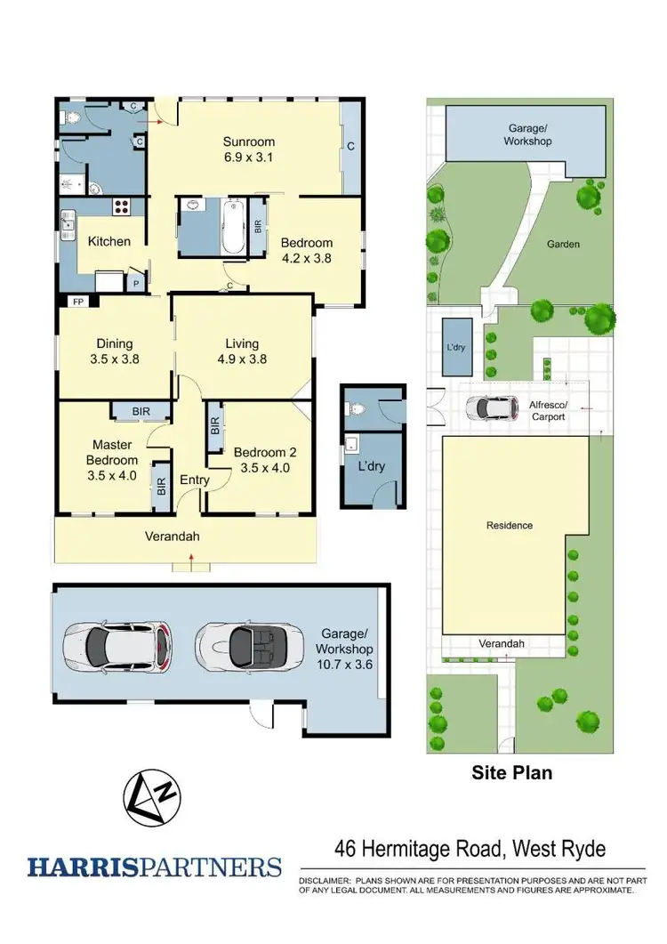 Floorplan of Homely house listing, 46 Hermitage Road, West Ryde NSW 2114