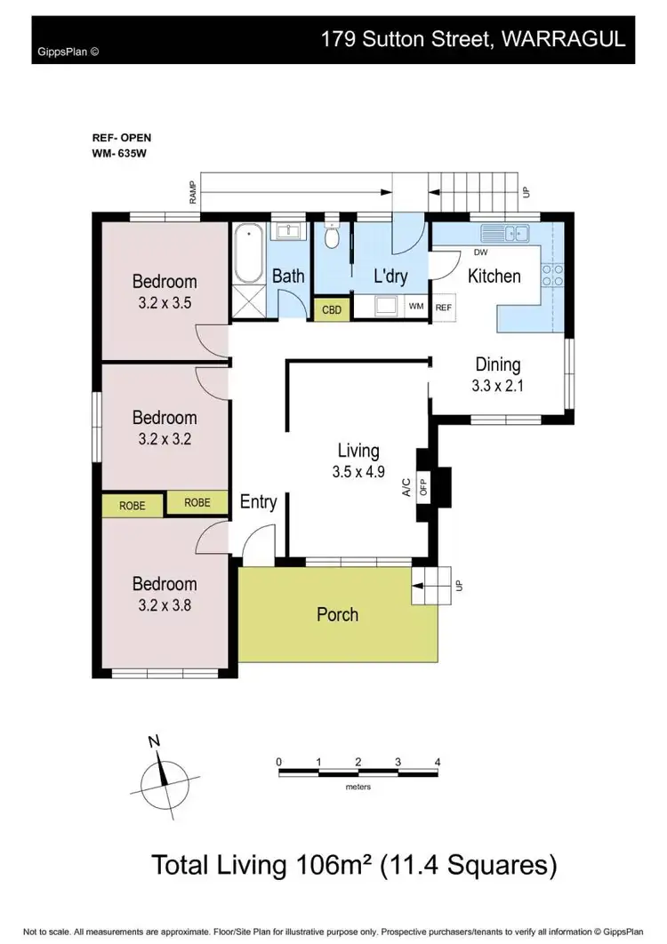Floorplan of Homely house listing, 179 Sutton Street, Warragul VIC 3820