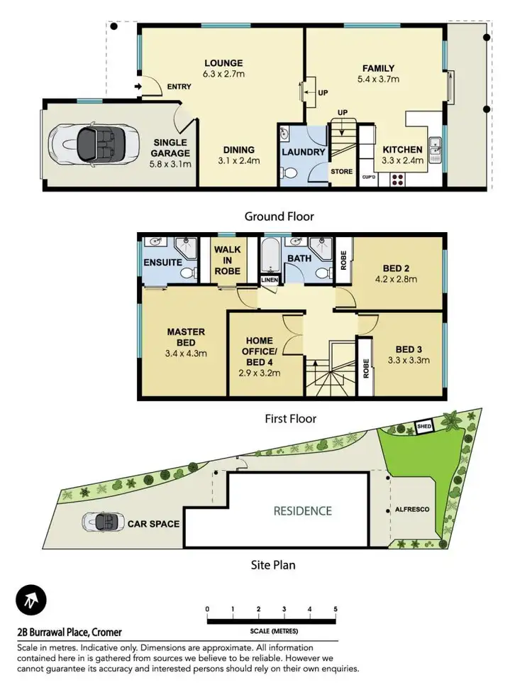 Floorplan of Homely house listing, 2B Burrawal Place, Cromer NSW 2099