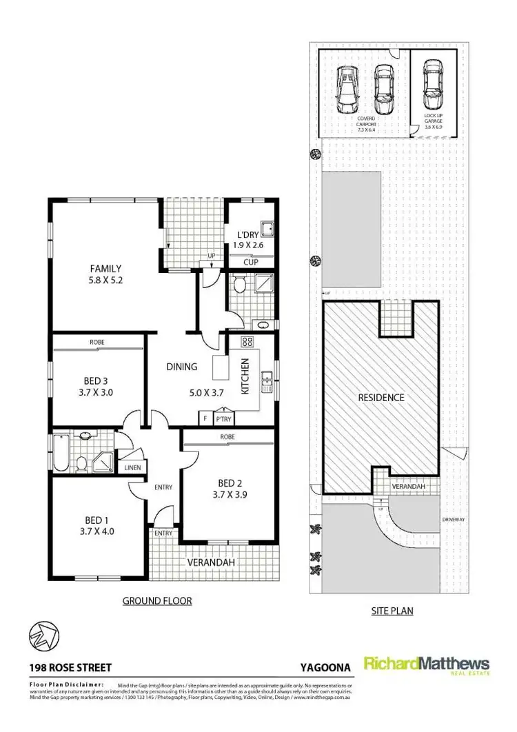 Floorplan of Homely house listing, 198 Rose Street, Yagoona NSW 2199