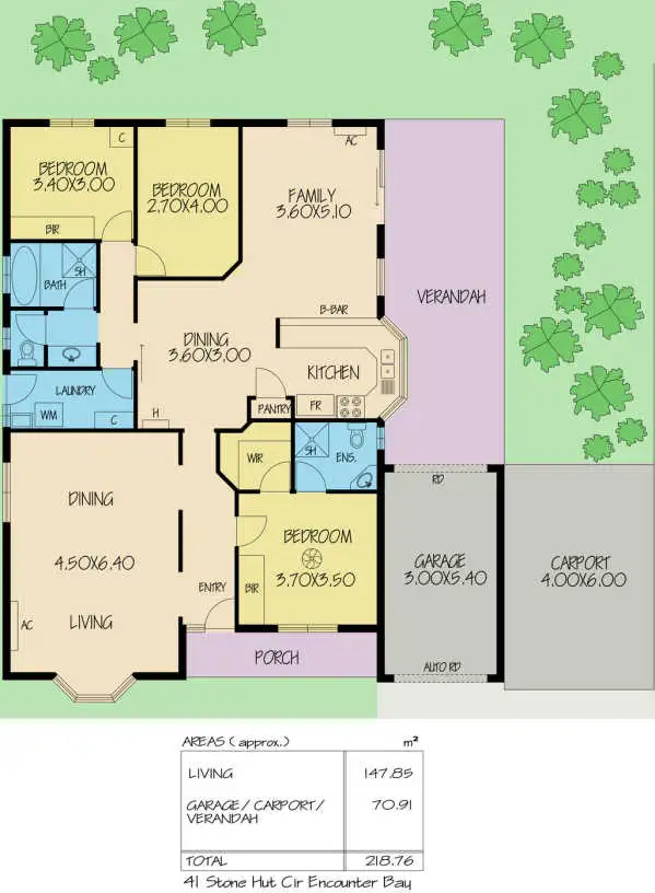Floorplan of Homely house listing, 41 Stone Hut Circuit, Encounter Bay SA 5211