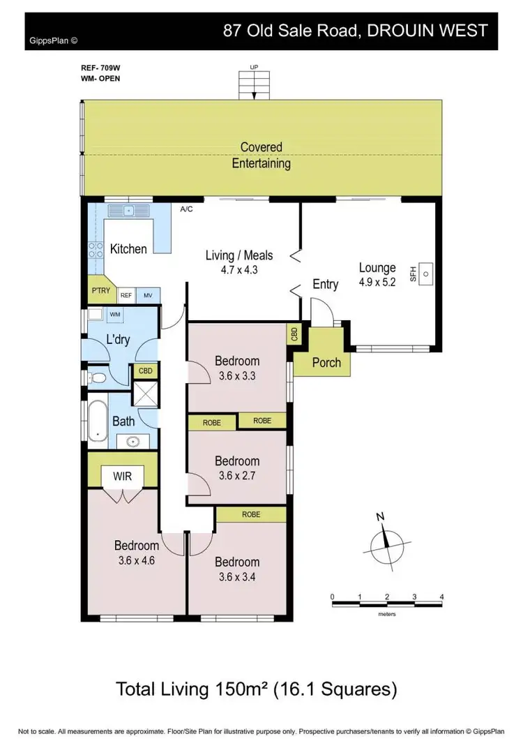 Floorplan of Homely house listing, 87 Old Sale Road, Drouin West VIC 3818