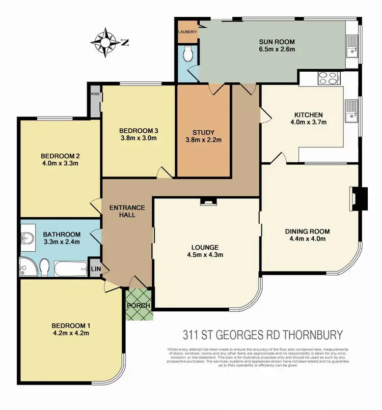 Floorplan of Homely house listing, 311 St Georges Road, Thornbury VIC 3071