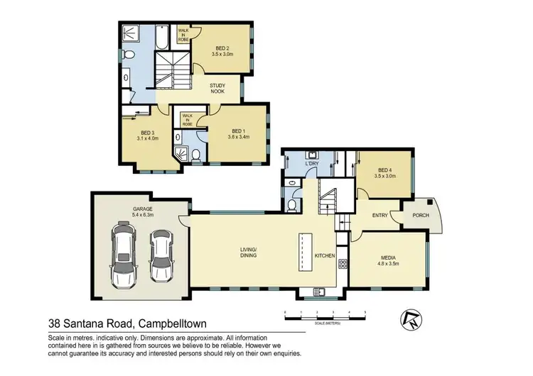 Floorplan of Homely house listing, 38 Santana Road, Campbelltown NSW 2560