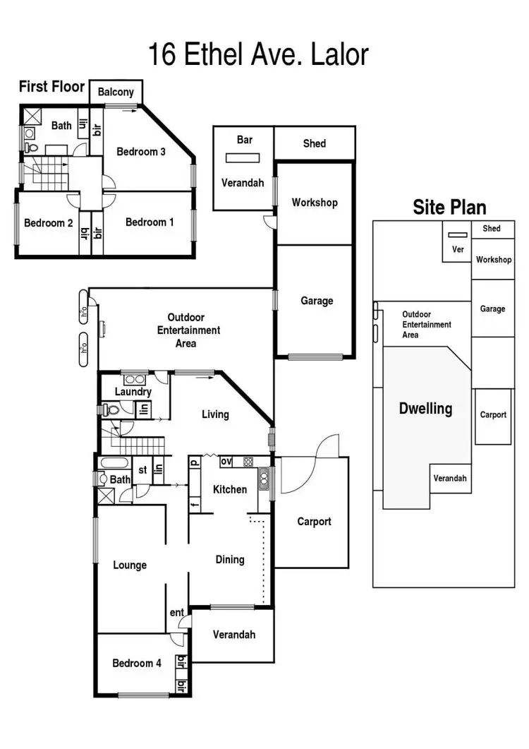 Floorplan of Homely house listing, 16 Ethel Avenue, Lalor VIC 3075