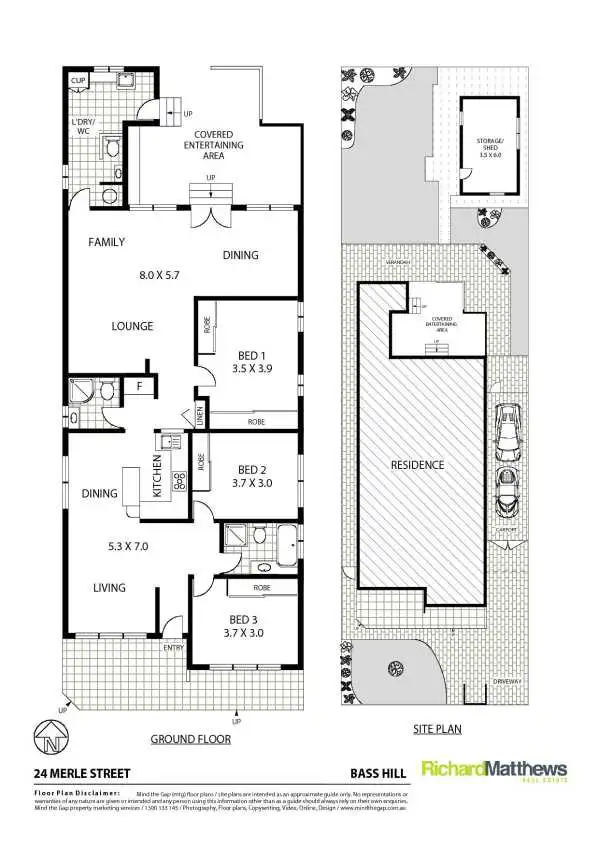 Floorplan of Homely house listing, 24 Merle Street, Bass Hill NSW 2197