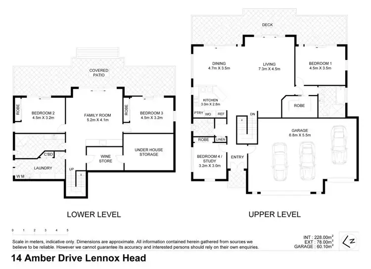 Floorplan of Homely house listing, 14 Amber Drive, Lennox Head NSW 2478