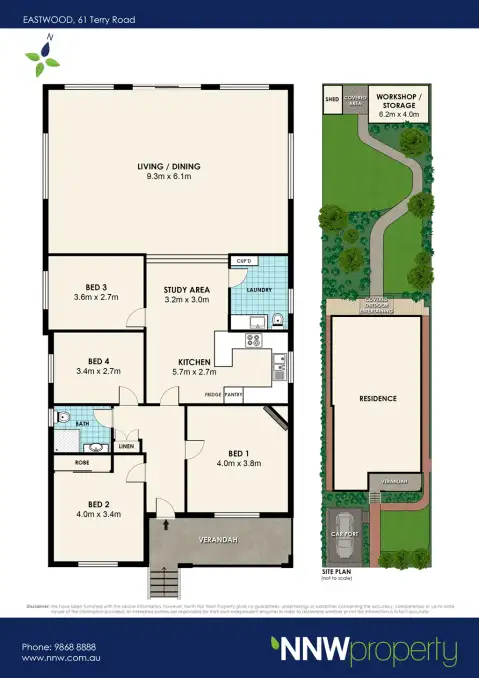 Floorplan of Homely house listing, 61 Terry Road, Eastwood NSW 2122