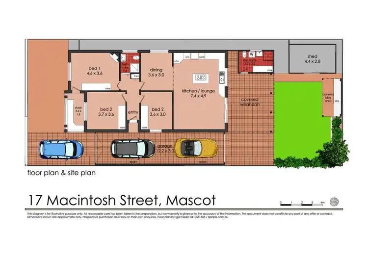 Floorplan of Homely house listing, 17 Macintosh Street, Mascot NSW 2020