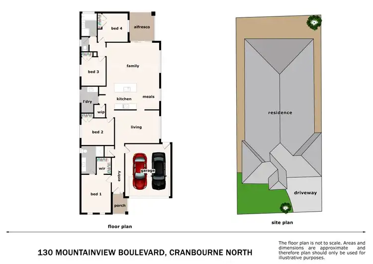Floorplan of Homely house listing, 130 Mountainview Boulevard, Cranbourne North VIC 3977