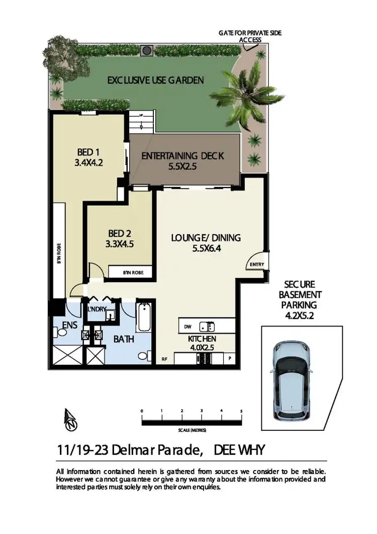 Floorplan of Homely apartment listing, 11/19-23 Delmar Parade, Dee Why NSW 2099