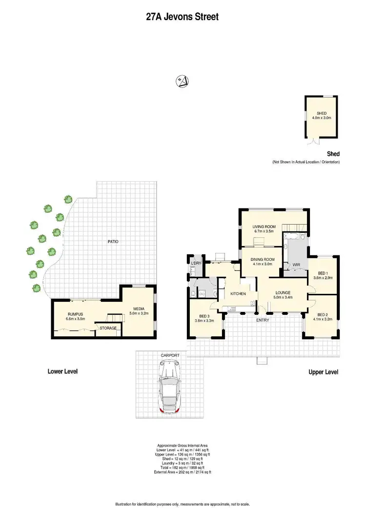 Floorplan of Homely house listing, 27A Jevons Street, The Gap QLD 4061