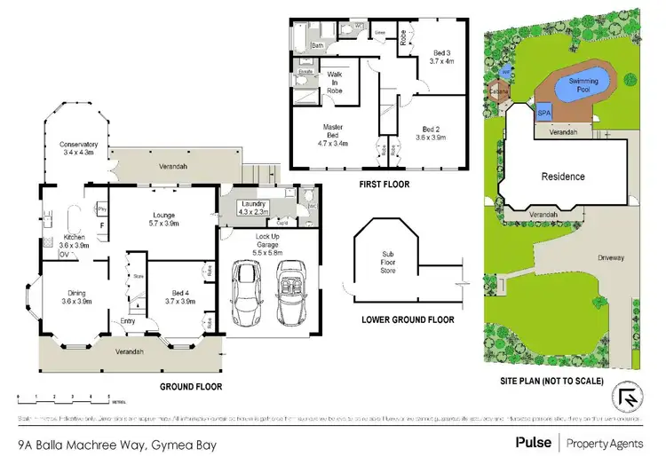 Floorplan of Homely house listing, 9A Balla Machree Way, Gymea Bay NSW 2227